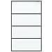 Parete Doccia Walk In Nera 115x195 Cm Vetro Smerigliato Esg - Foto miniatura 3