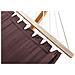 Lagoa Amaca Con Supporto In Legno Tela Di Cotone Cioccolato 3,15 M 1 Persona - Foto miniatura 5
