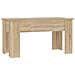Tavolino Da Salotto Rovere Sonoma 101x49x52cm Legno Multistrato - Foto miniatura 5