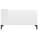 Tavolino Salotto Bianco Lucido 90x44,5x45 Cm Legno Multistrato - Foto miniatura 2