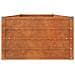 Letto Rialzato da Giardino Ruggine 240x80x45 cm Acciaio Corten - Foto miniatura 6