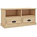 Mobile Porta Tv Rovere Sonoma 93x35,5x45cm In Legno Multistrato - Foto miniatura 2