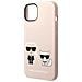 Hard Cover Silicone Karl And Choupette Magsafe Pink, For Iphone 14, Klhmp14ssskci (klhmp14ssskci) - Foto miniatura 1