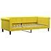 Divano Letto Con Materasso Giallo 90x200 Cm In Velluto - Foto miniatura 9