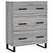 Credenza Grigio Sonoma 69,5x34x90 Cm In Legno Multistrato - Foto miniatura 2