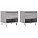 Tavolini Salotto 2pz Grigio Sonoma 50x46x50cm Legno Multistrato - Foto miniatura 2