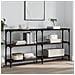 Tavolino Consolle Rovere Marrone 150x29x75 Cm Legno Multistrato - Foto miniatura 1