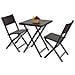 Tavolo da giardino Toconao pieghevole in acciaio 70x70xH70 cm acquista da OBI