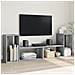 Mobili Tv Muro 2pz Grigio Cemento 75x30x50 Cm Legno Multistrato - Foto miniatura 1