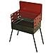 Barbecue A Carbone Portatile Richiudibile - Picnic Gita 40x30 Cm - Foto miniatura 1