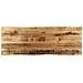 Piano Tavolo Bordi Vivi 120x40x2,5 Cm Legno Di Mango Grezzo - Foto miniatura 1