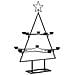 Albero Di Natale Decorativo In Metallo Nero 75 Cm - Foto miniatura 2