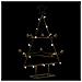 Albero Di Natale Decorativo In Metallo Nero 75 Cm - Foto miniatura 1