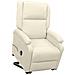 Poltrona Alzapersona Crema In Tessuto - Foto miniatura 2