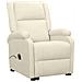 Poltrona Alzapersona Crema In Tessuto - Foto miniatura 1