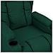Lusso Casadino -  Poltrona Alzapersona Verde Scuro Tessuto - Foto miniatura 7