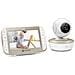 Baby Monitor  Vm50g Con Telecamera – Schermo A Colori Da 5"", Visione Notturna, Zoom Digitale, Conversazione Bidirezionale, Sensore Di Temperatura, Microfono Ad Alta Sensibilità, Portata Fino A 300 Metri - Foto miniatura 4
