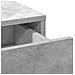 Set da Toeletta 3 Pezzi  in Legno Ingenerizzato Grigio Cemento - Foto miniatura 7