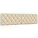 Cuscino Testiera Crema 200 cm in Tessuto - Foto miniatura 1