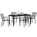 Set da Pranzo per Giardino 5 pcs Antracite Acciaio - Foto miniatura 3