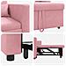 Divano Letto Singolo Rosa chiaro 90 x 165 x 87 cm Velluto - Foto miniatura 8