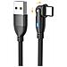 Cavo Di Ricarica Dati Usb A Type-c Rotante A 180° - Confezione Da 2, Ricarica Rapida, Treccia In Nylon Black 1 M - Foto miniatura 1
