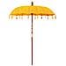 Parasol Balinese Giallo 180-190 cm Cotone, legno massello - Foto miniatura 4