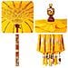 Parasol Balinese Giallo 180-190 cm Cotone, legno massello - Foto miniatura 9