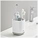 Portaspazzolini Easystore Grigio Chiaro Organizzatore Compatto Base Antiscivolo Materiali Resistenti Ideale Per Piccoli Bagni - Foto miniatura 4
