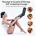 Massaggiatore Ad Aria Per Gambe (coppia) - Terapia Elettrica A Compressione Per Uso Domestico Grey - Foto miniatura 6