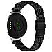 Elegante Cinturino In Acciaio Inossidabile A Sette Perline Compatibile Con Garmin Lily 2 Black - Foto miniatura 2