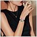 Elegante Cinturino In Acciaio Inossidabile A Sette Perline Compatibile Con Garmin Lily 2 Black - Foto miniatura 5