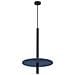 Lampada A Sospensione Feltro 1 Nero /navy Sl. 1881 - Moderno Lampada A Sospensione Blu Navy /nero 126x30x30 Cm - Foto miniatura 2