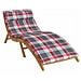 Cuscino per Lounger Sole Plaid Rosso e grigio 178 x 60 x 4 cm - Foto miniatura 2