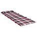 Cuscino per Lounger Sole Plaid Rosso e grigio 178 x 60 x 4 cm - Foto miniatura 3