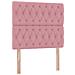 Letto con contenitore e materasso Rosa 90 x 200 cm Velluto - Foto miniatura 9