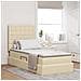 Letto con contenitore e materasso Crema 90 x 190 cm Poliestere - Foto miniatura 2