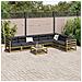 Set Divani da Giardino 8 pz in Legno Impregnato di Pino - Foto miniatura 3