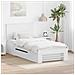 Struttura del letto Bianco 90 x 200 cm Legno multistrato - Foto miniatura 2