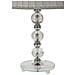 Lampada Da Tavolo Vkh156-argento-metallo-30x30x48 Cm - Foto miniatura 5