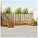 Set divani 10 pcs Naturale Legno di Acacia Massello - Foto miniatura 2