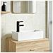 Lavabo da bagno Nero Opaco 45,5 x 25,5 x 13 cm Metallo - Foto miniatura 2