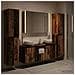 Set di mobili per il bagno 6 pcs Legno antico - Foto miniatura 4