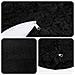 Cuscino con cuscino HEERLEN 2 pz Nero Fleece PV - Foto miniatura 5