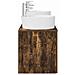 Set di Armadi da Bagno 3 pz Rovere Fumo 62,5 x 44,5 x 50 cm - Foto miniatura 3