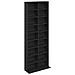Mobile per CD Rovere Nero 65 x 23,5 x 175 cm - Foto miniatura 1