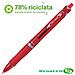 confezione da 10 pezzi - penna sfera scatto acroball plastic 0.7mm rosso begreen - Foto miniatura 2