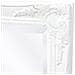 Specchio Da Parete Stile Barocco 100x50 Cm Bianco - Foto miniatura 6