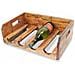 Set Portavini 4 pz per 16 Bottiglie in Legno Massello di Mogano - Foto miniatura 2