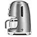 Macchina Caffè Americano DCF02SSEU 10 Tazze Linea Anni '50 Potenza 1050 Watt Colore Acciaio Spazzolato - Foto miniatura 3